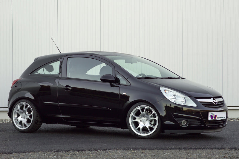 Opel Corsa D med KW-undervogn