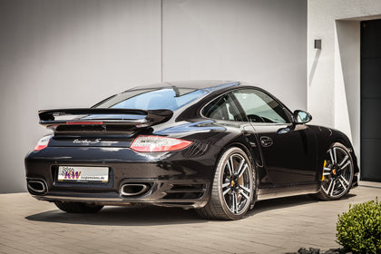 Porsche 911 997 Turbo S med KW-undervogn