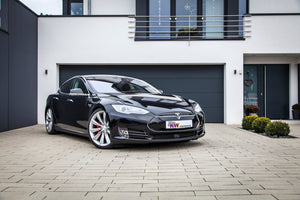 Tesla Modell S med KW-undervogn