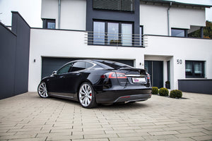 Tesla Modell S med KW-undervogn