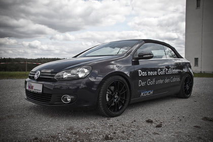 VW Golf VI Cabrio med KW-undervogn
