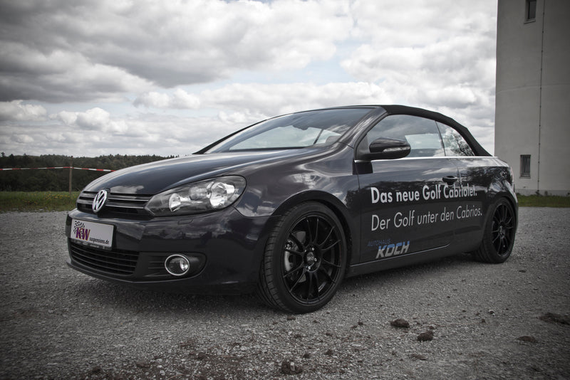 VW Golf VI Cabrio med KW-undervogn