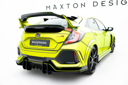 Maxton spoiler til Honda Civic Type-R Mk10 / Mk10 Facelift – blank sort – billede 4 af 6