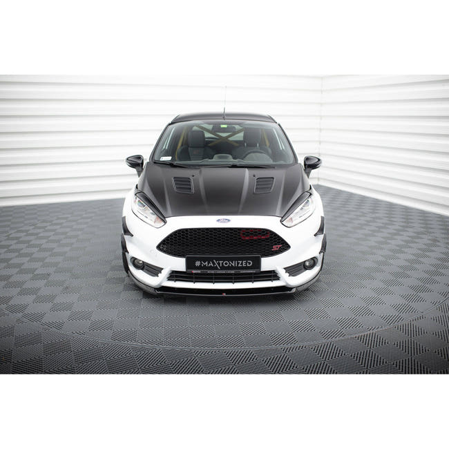 Maxton eyebrows til Ford Fiesta ST / ST-Line / Standard Mk7 Facelift – blank sort – billede 2 af 8
