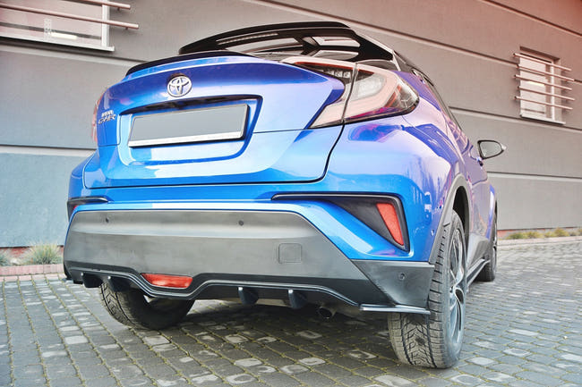 Maxton rear valance til Toyota C-HR – blank sort – billede 2 af 4