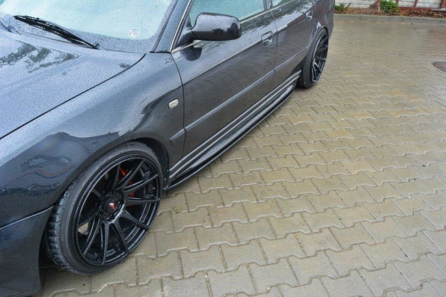 Maxton sideskørter til Audi S4 Avant B5 – blank sort – billede 1 af 6