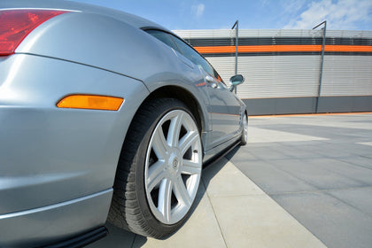 Maxton sideskørter til Chrysler Crossfire – blank sort – billede 3 af 5