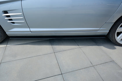 Maxton sideskørter til Chrysler Crossfire – blank sort – billede 4 af 5