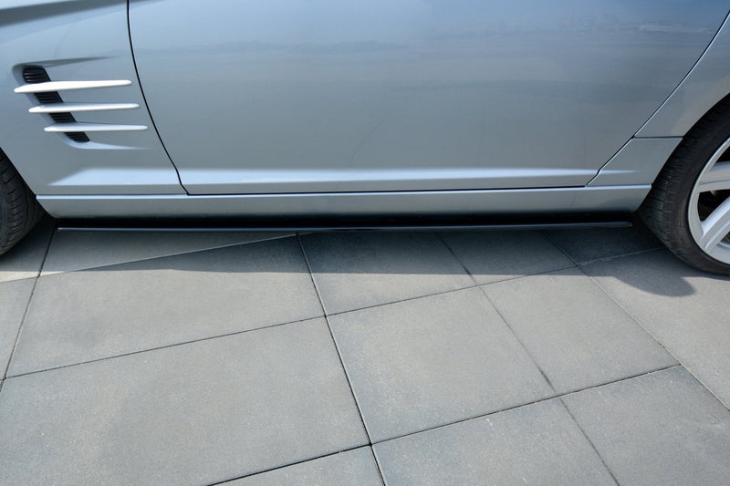 Maxton sideskørter til Chrysler Crossfire – blank sort – billede 4 af 5
