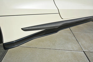 Maxton sideskørter til Honda CR-Z – blank sort – billede 4 af 4