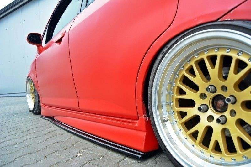 Maxton sideskørter til Honda Jazz Mk1 – blank sort – billede 1 af 5