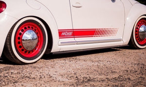 Maxton sideskørter til Volkswagen Beetle – blank sort – billede 3 af 4