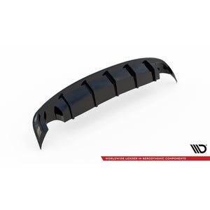 Maxton rear valance til Audi A8 D4 – blank sort – billede 7 af 7