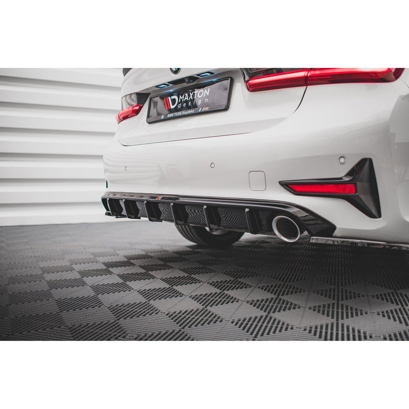 Maxton rear valance til BMW 3 G20 / G21 – blank sort – billede 3 af 6