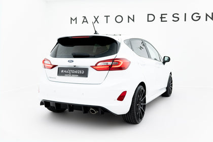 Maxton rear valance til Ford Fiesta Mk8 ST-Line – blank sort – billede 1 af 5