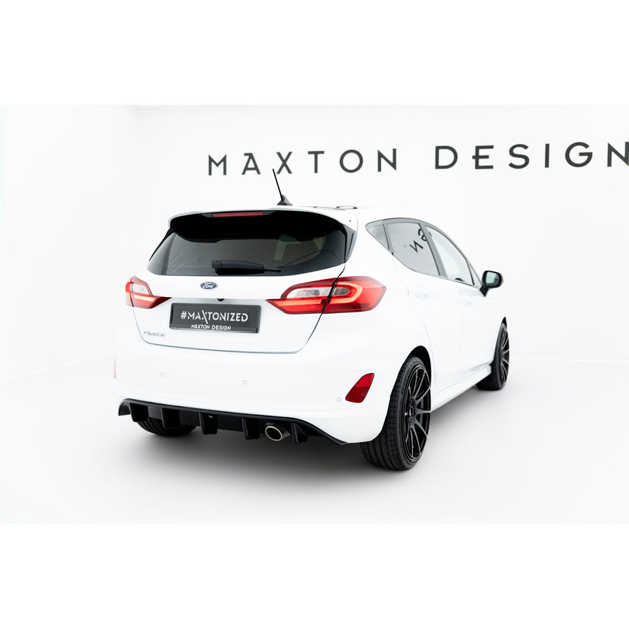 Maxton rear valance til Ford Fiesta Mk8 ST-Line – blank sort – billede 1 af 5