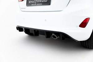 Maxton rear valance til Ford Fiesta Mk8 ST-Line – blank sort – billede 2 af 5