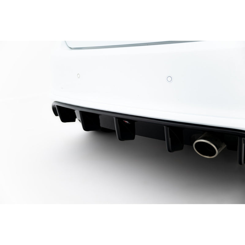 Maxton rear valance til Ford Fiesta Mk8 ST-Line – blank sort – billede 3 af 5