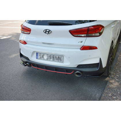 Maxton rear valance til Hyundai I30 N Mk3 Hatchback – blank sort – billede 3 af 6