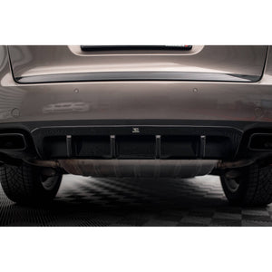 Maxton rear valance til Porsche Cayenne Turbo / Standard Mk2 – blank sort – billede 5 af 7
