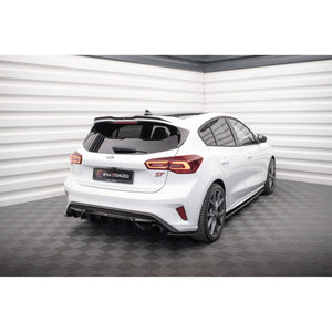 Maxton rear valance til Ford Focus Hatchback ST Mk4 – blank sort – billede 3 af 11