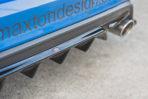 Maxton rear valance til Ford Focus Hatchback ST Mk4 – blank sort – billede 9 af 11
