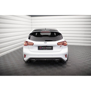 Maxton rear valance til Ford Focus Hatchback ST Mk4 – blank sort – billede 2 af 11