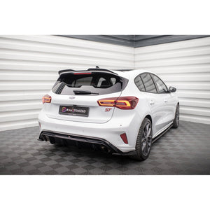Maxton rear valance til Ford Focus Hatchback ST Mk4 – blank sort – billede 2 af 13