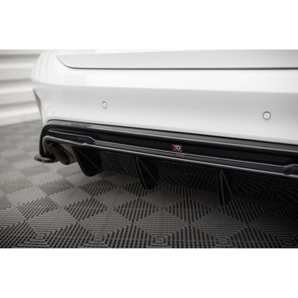 Maxton rear valance til Ford Focus Hatchback ST Mk4 – blank sort – billede 4 af 13