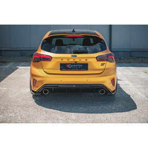Maxton rear valance til Ford Focus Hatchback ST Mk4 – blank sort – billede 9 af 13