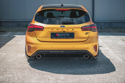 Maxton rear valance til Ford Focus Hatchback ST Mk4 – blank sort – billede 9 af 13