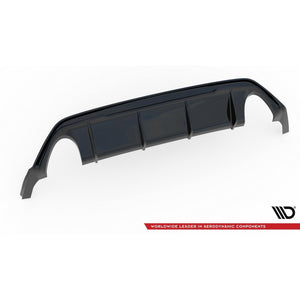 Maxton rear valance til Ford Focus Hatchback ST Mk4 – blank sort – billede 12 af 13