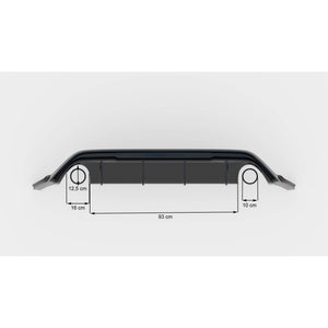 Maxton rear valance til Ford Focus Hatchback ST Mk4 – blank sort – billede 11 af 13