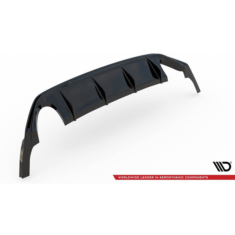 Maxton rear valance til Ford Focus Hatchback ST Mk4 – blank sort – billede 13 af 13
