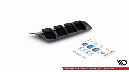 Maxton rear valance til Volkswagen Arteon R Sedan / Shooting Brake Mk1 Facelift – blank sort – billede 6 af 6