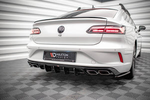 Maxton rear valance til Volkswagen Arteon R Sedan / Shooting Brake Mk1 Facelift – blank sort – billede 1 af 6