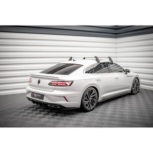 Maxton rear valance til Volkswagen Arteon R Sedan / Shooting Brake Mk1 Facelift – blank sort – billede 4 af 6