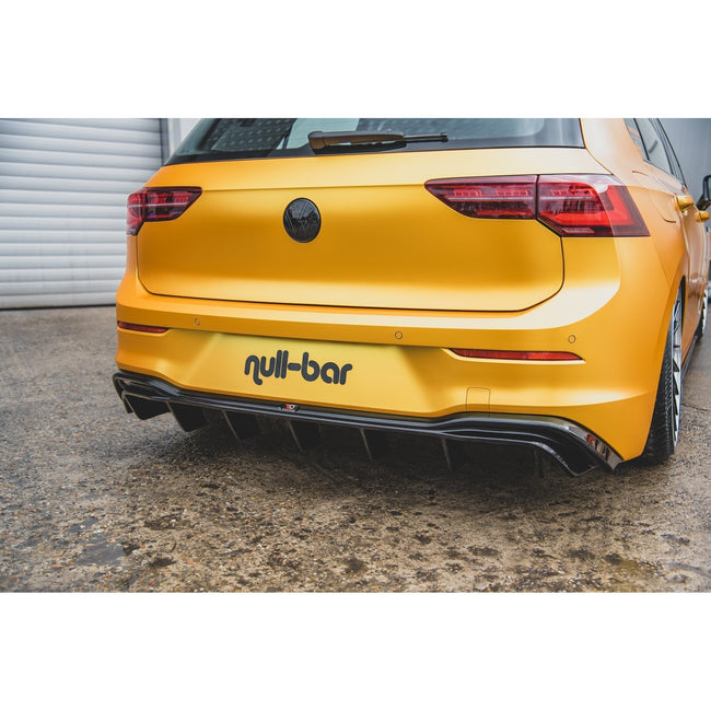 Maxton rear valance til Volkswagen Golf Mk8 Facelift – blank sort – billede 1 af 8