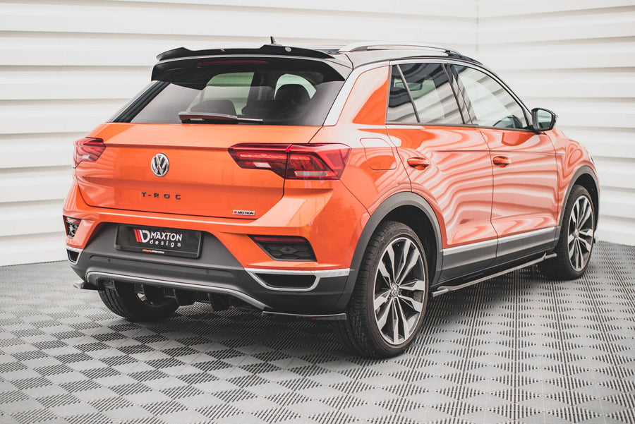 Maxton rear valance til Volkswagen T-Roc Mk1 – blank sort – billede 1 af 5