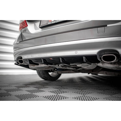 Maxton rear valance til Volvo V70 Mk3 – blank sort – billede 3 af 7