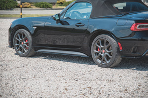 Maxton sideskørter til Abarth 124 Spider – blank sort – billede 2 af 8