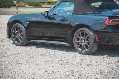 Maxton sideskørter til Abarth 124 Spider – blank sort – billede 2 af 8