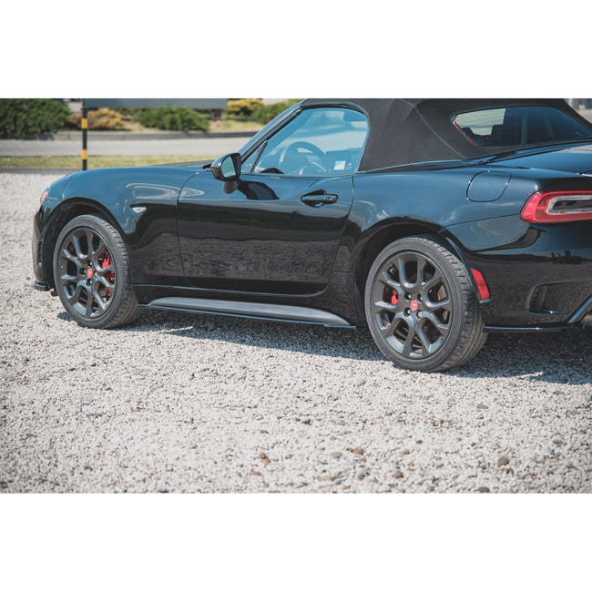 Maxton sideskørter til Abarth 124 Spider – blank sort – billede 2 af 8