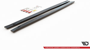 Maxton sideskørter til Abarth 124 Spider – blank sort – billede 6 af 8