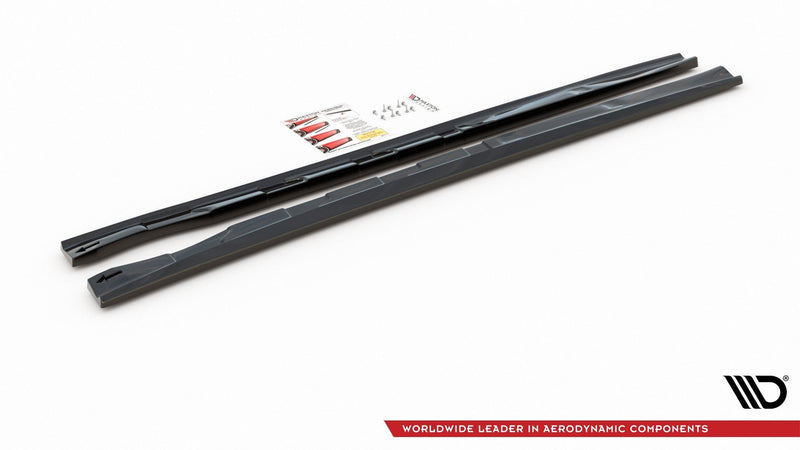Maxton sideskørter til Alfa Romeo 156 Facelift – blank sort – billede 7 af 8