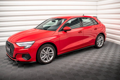 Maxton sideskørter til Audi A3 8Y – blank sort – billede 2 af 6