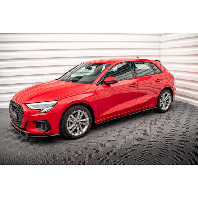 Maxton sideskørter til Audi A3 8Y – blank sort – billede 2 af 6