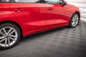 Maxton sideskørter til Audi A3 8Y – blank sort – billede 3 af 6