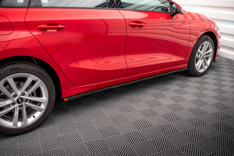 Maxton sideskørter til Audi A3 8Y – blank sort – billede 3 af 6