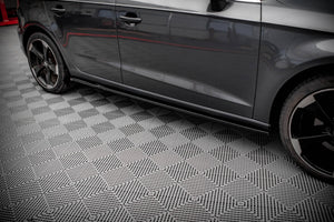 Maxton sideskørter til Audi A3 Sportback 8V – blank sort – billede 2 af 6